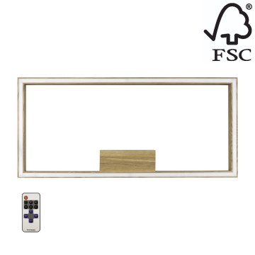 Lampada LED dimmerabile RAMME LED/34W/230V + T quercia opaco - certificato FSC