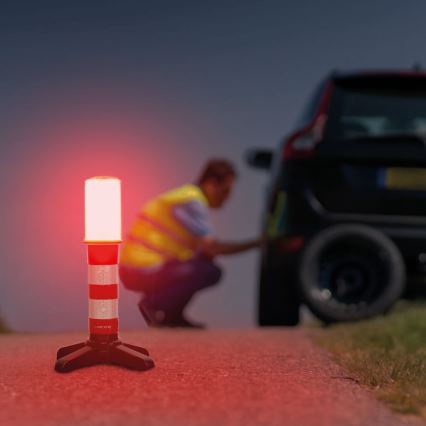 Lampada di segnalazione magnetica LED LED/3xAAA IPX4