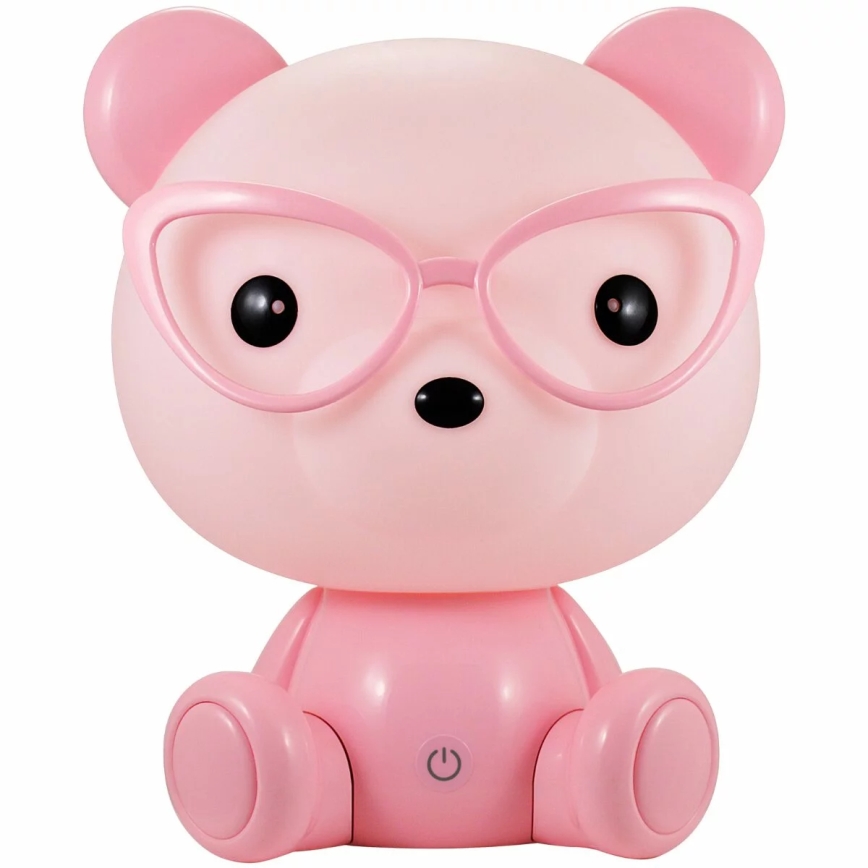 Lampada LED notturna per bambini dimmerabile LED/2,5W orso rosa
