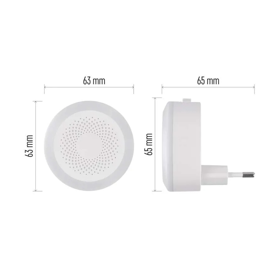 Lampada LED orientativa da spina LED/0,5W/230V