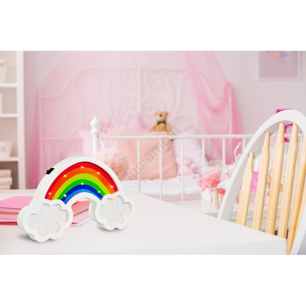 Lampadario LED Per Bambini OXFORD Helam - 4 Luci E27, Multicolore, Metallo, 230V - 2