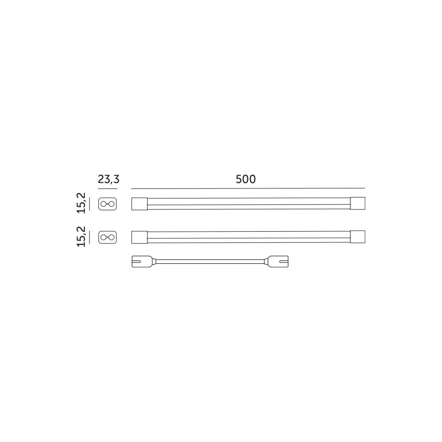 Lampada LED da sottolavello per coltivazione piante GROWLY 2xLED/8,5W/230V bianco