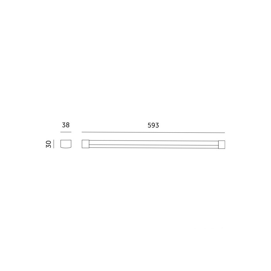 Lampada LED da sottolavello per coltivazione piante GROWLY LED/9W/230V bianco