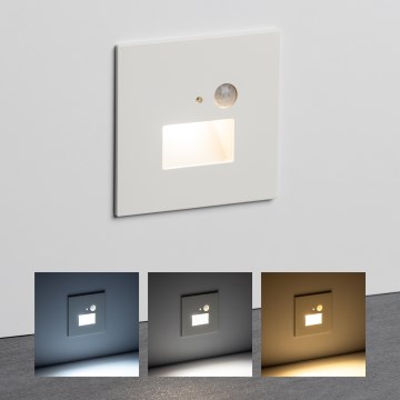 Lampada LED per scale con sensore di movimento e crepuscolare LED/1,5W/230V 3000/4000/6500K bianca