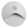 Lampada LED per scale rotonda bianca con sensore di movimento e crepuscolare EXIN LED/2,5W/230V 4000K IP65