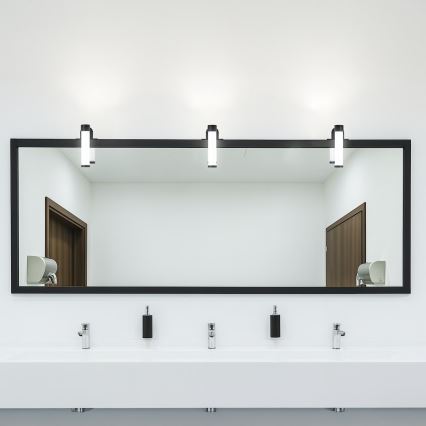 Lampada LED per specchio da bagno APA MINI, 4W/230V, IP44, nero