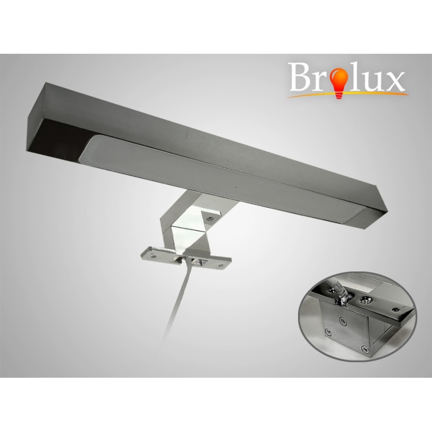 Lampada LED per specchio da bagno ENGIS LED/7,2W/230V 30 cm IP44 cromo lucido