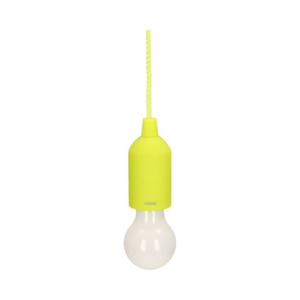 Lampada LED portatile LED/1W/3xAAA verde