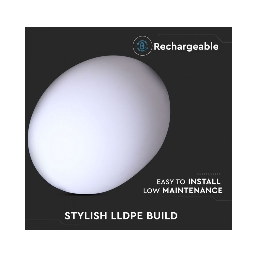 Lampada LED RGB dimmerabile da esterno LED/1W/230V 20cm IP67 + TC