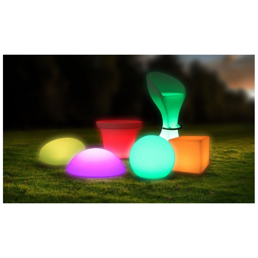 Lampada LED RGB dimmerabile da esterno LED/1W/230V 20cm IP67 + TC