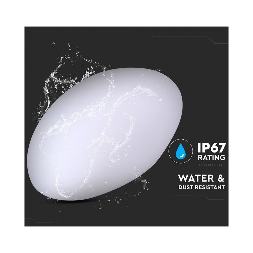 Lampada LED RGB dimmerabile da esterno LED/1W/230V 28cm IP67 + TC
