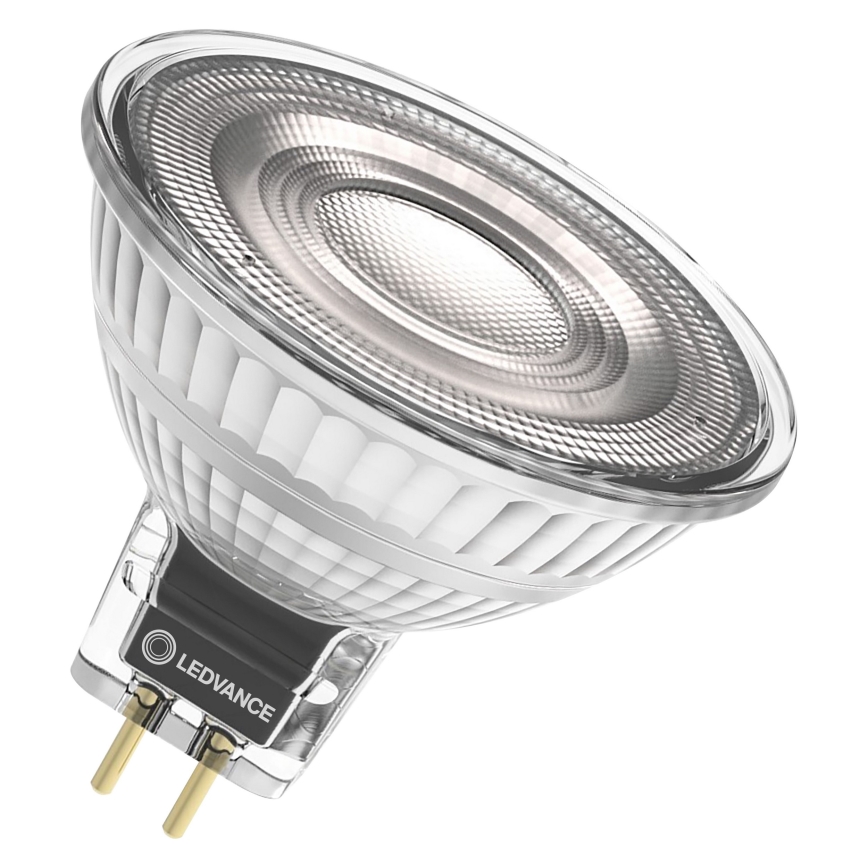 Lampadina LED dimmerabile a riflettore MR16 GU5,3/5,3W/12V 2700K 36° CRI 97 - Ledvance