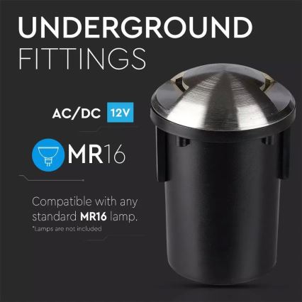 Lampada LED segnapasso da esterno 1xLED/1W/12V IP67