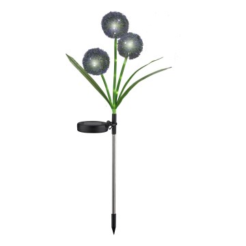 Lampada LED solare ALLIUM LED/1,2V 6500K 600 mAh IP44 nero