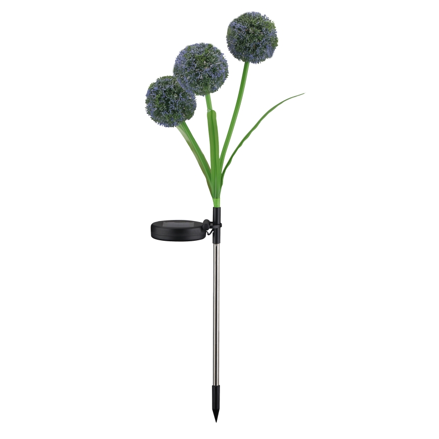 Lampada LED solare ALLIUM LED/1,2V 6500K 600 mAh IP44 nero