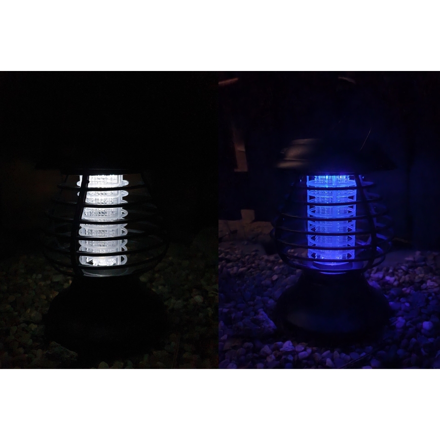 Lampada LED solare con una trappola per insetti LED/1,2V 600 mAh IP44