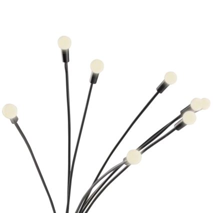 Lampada LED solare FIORINI 8xLED/1,2V 600mAh IP44 nero