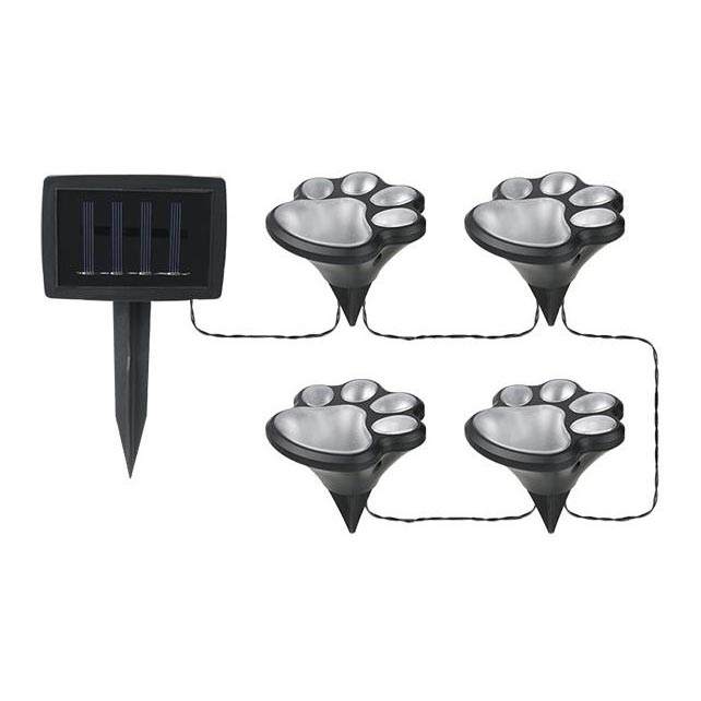 Lampada LED solare LED/0,14W/2V 600 mAh IP44 tlapky