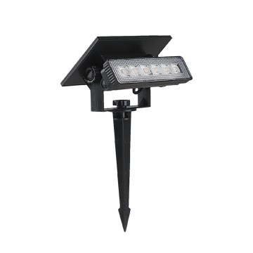 Lampada LED solare LED/0,9W/3,7V 3000K IP65 nero