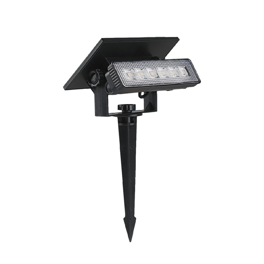 Lampada LED solare LED/0,9W/3,7V 3000K IP65 nero