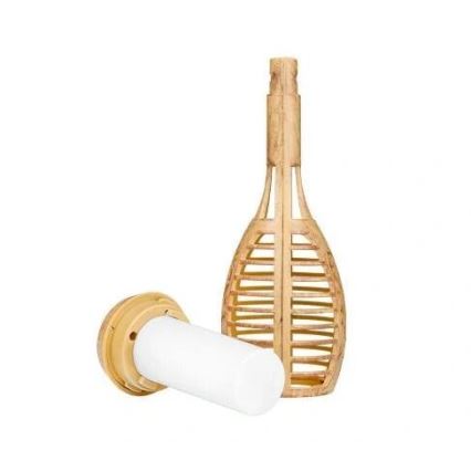 Lampada LED solare MINISPARK BAMBOO LED/1,8W/5,5V IP44 beige
