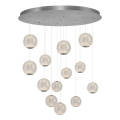 Lampada LED sospesa CREMONA 13xLED/5W/230V 3000K cromato opaco