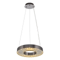 Lampada LED sospesa JESI LED/35W/230V 3000K diametro 40 cm argento