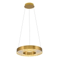 Lampada LED sospesa JESI LED/35W/230V 3000K diametro 40 cm bronzo
