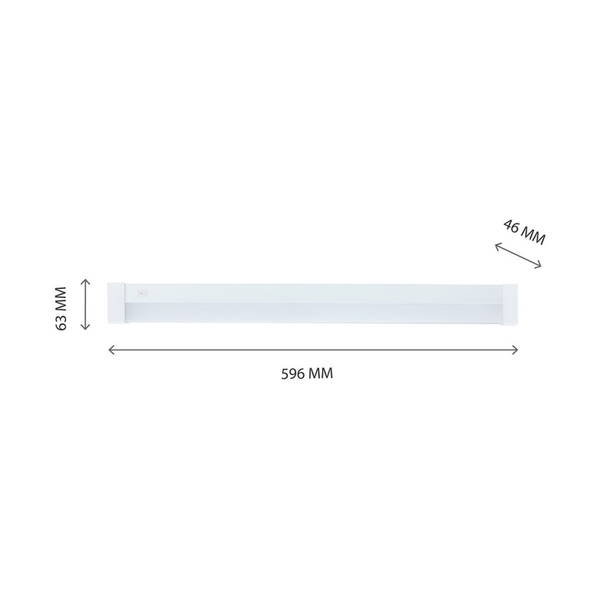 Lampada LED sottopensile AQUATICA LED/15W/230V 6000K IP44