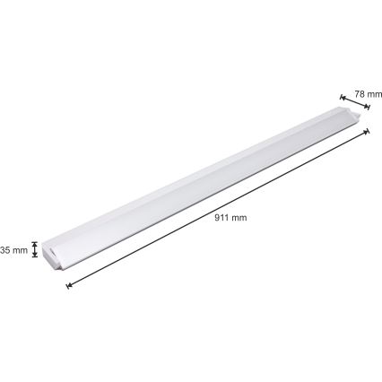 Lampada LED sottopensile LED/15W/230V bianco