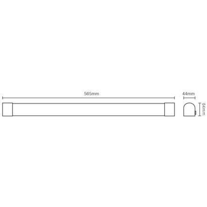 Lampada LED sottopensile LED/15W/230V IP44