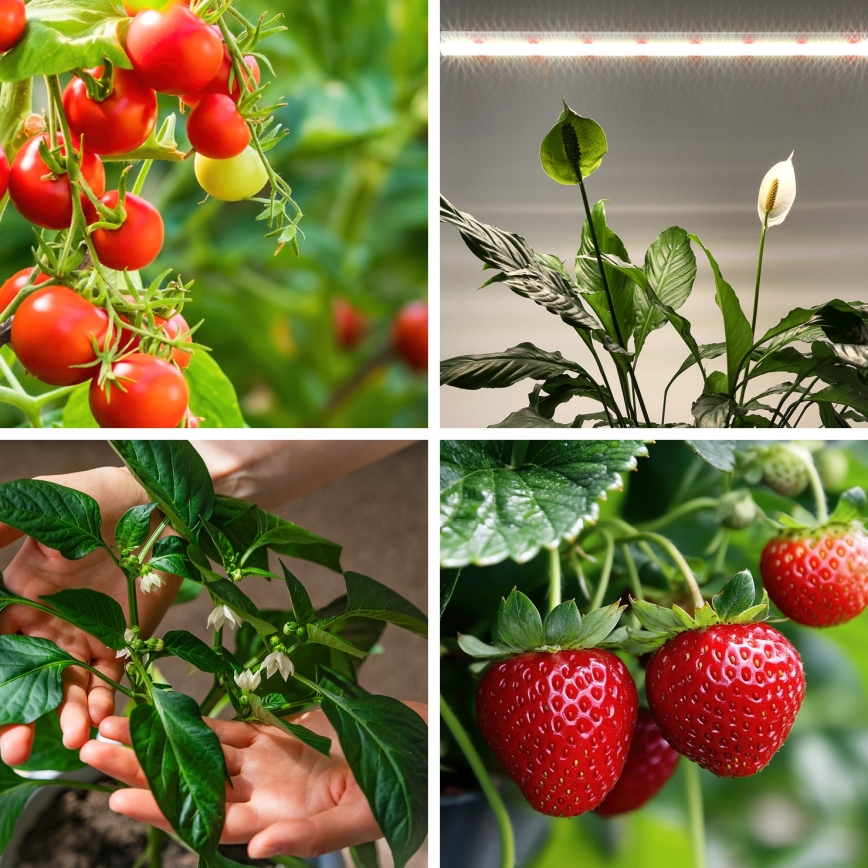 Lampada LED sottopensile per la coltivazione di piante GROWLY LED/15W/230W