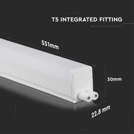 Lampada LED sottopensile SAMSUNG CHIP LED/7W/230V 4000K 55 cm