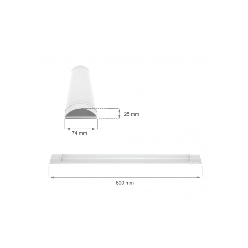 Lampada LED sottopensile VIGA LED/14W/230V 3000K bianca