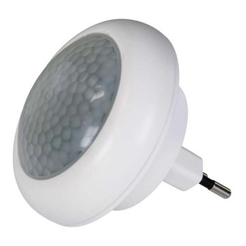 Lampada notturna LED con sensore e spina integrata LED/0,5W/230V