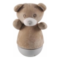 Lampada notturna LED RGB per bambini con melodia 3xAAA/5V orso