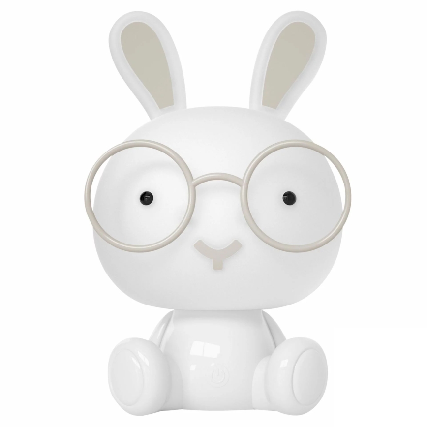 Lampada da notte dimmerabile per bambini LED RGBW LED/2,5W/230V con coniglio bianco