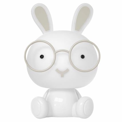 Lampada da notte dimmerabile per bambini LED RGBW LED/2,5W/230V con coniglio bianco