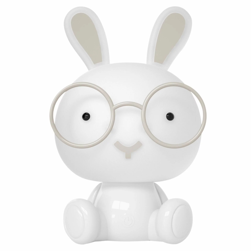 Lampada da notte dimmerabile per bambini LED RGBW LED/2,5W/230V con coniglio bianco