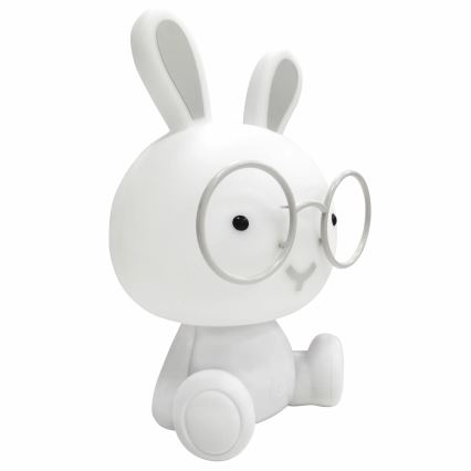 Lampada da notte dimmerabile per bambini LED RGBW LED/2,5W/230V con coniglio bianco