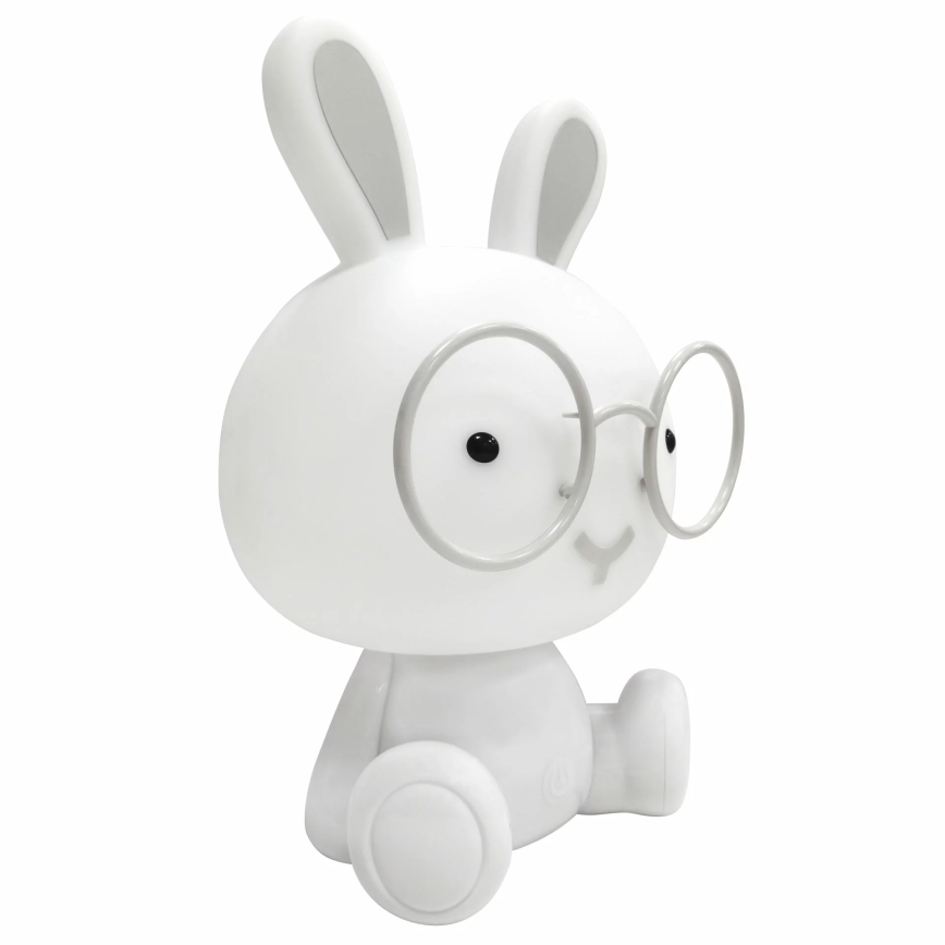 Lampada da notte dimmerabile per bambini LED RGBW LED/2,5W/230V con coniglio bianco