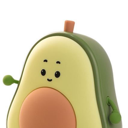 Lampada notturna per bambini AVOCADO ricaricabile, dimmerabile e a sfioramento, LED/1W/5V 1200 mAh