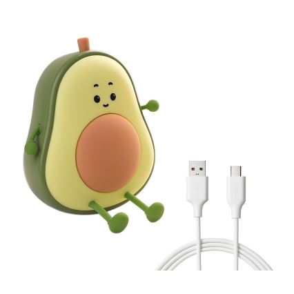 Lampada notturna per bambini AVOCADO ricaricabile, dimmerabile e a sfioramento, LED/1W/5V 1200 mAh