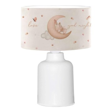 Lampada per bambini CANDY 1xE27/40W/230V bianca/beige