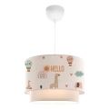 Lampada per bambini CANDY 1xE27/40W/230V bianca/multicolor