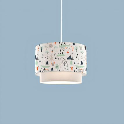 Lampada per bambini CANDY 1xE27/40W/230V bianca/multicolore