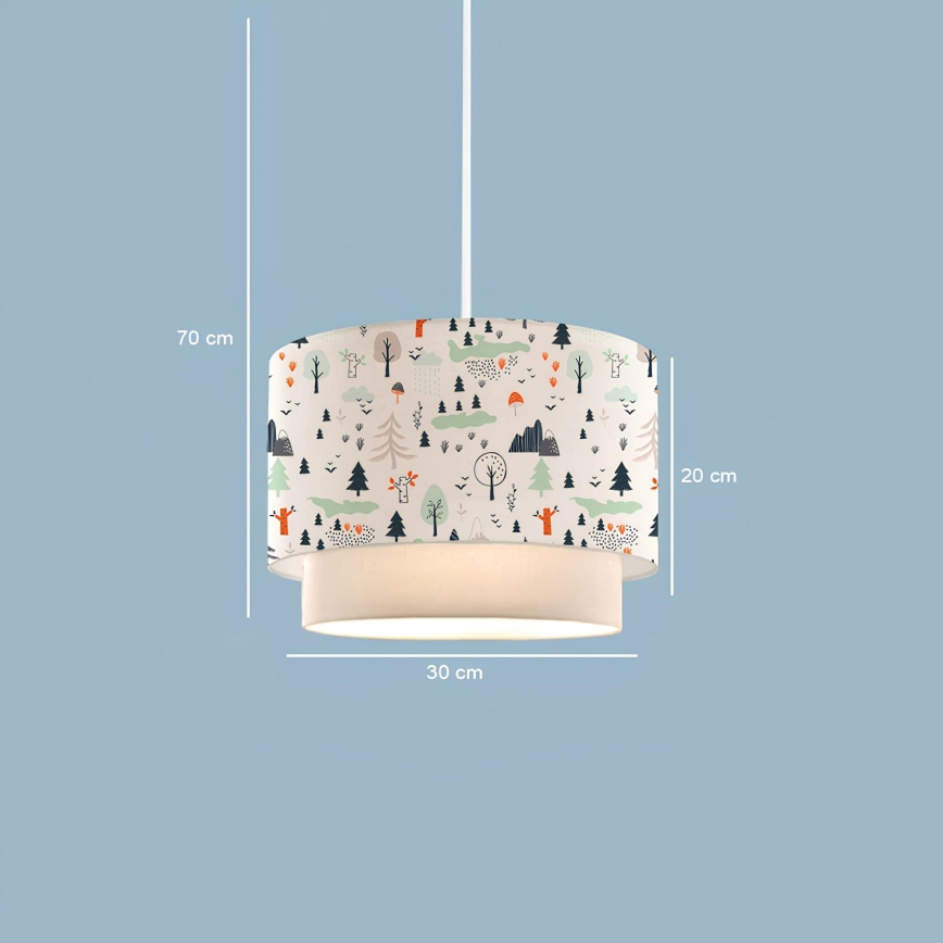 Lampada per bambini CANDY 1xE27/40W/230V bianca/multicolore