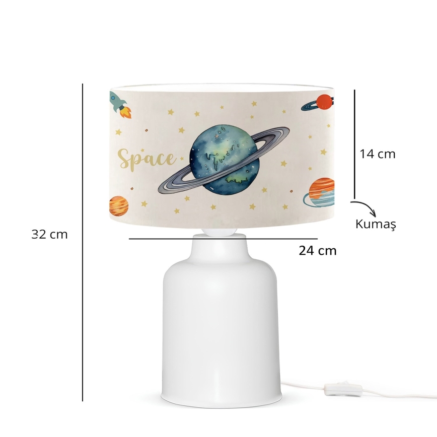 Lampada per bambini CANDY 1xE27/40W/230V bianca/multicolore