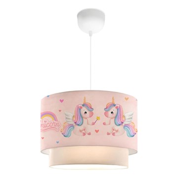 Lampada per bambini CANDY 1xE27/40W/230V rosa