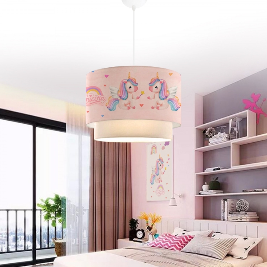Lampada per bambini CANDY 1xE27/40W/230V rosa